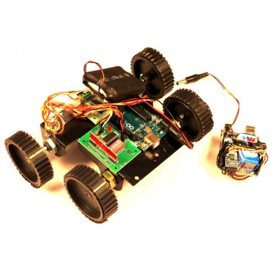 Arduino based rf controlled clearance robot